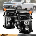 For Chevy Silverado 2500HD 3500HD 2020-2023 Halogen Headlights Left & Right Assy New. Price: $165.99.