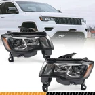 For 2017-2021 Jeep Grand Cherokee Halogen Projector Headlight Black Left+right New. Price: $146.99.