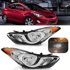 For 2011 2012 2013 Hyundai Elantra Halogen Headlights Headlamps Pair W/bulbs New. Price: $84.60.
