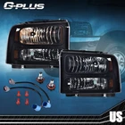 Fit 99-04 Ford Super Duty F250 F350 Excursion Upgrade Headlights W/ Bulbs New. Price: $92.69.