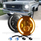 Pair 7" Round Led Headlights Fit For Chevy Truck 47-1957 C20/30 Pickup 61-1974 New. Price: $46.85.