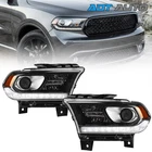 For Dodge Durango 2016-2020 Projector Halogen Headlight W/ Led Drl Black Pair New. Price: $235.99.