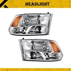 2X Headlight Assemblies Front For 2009 2010 11-2018 Dodge Ram 1500 Pickup Chrome New. Price: $99.99.