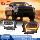 Sindar Led Headlights Black W/white Drl For 20014-2021 Toyota Tundra Left+right New. Price: $589.68.