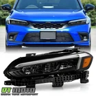 For 2022-2025 Honda Civic Black Trim Full Led Headlight Headlamp Driver Side New. Price: $162.96.