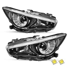 For 2014-2022 Infiniti Q50 Led Drl W/o Afs Black Headlights Assembly Lamps Pair New. Price: $258.99.