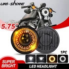 Colight 3/4'' 5.75" Led Headlight Start-up Gradient Halo Turn Signal Drl Amber New. Price: $56.15.