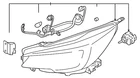 Genuine Subaru Headlamp Assembly 84002XC10A New. Price: $529.84.