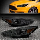 15-18 Ford Focus Factory Style Smoked Lens Amber Corner Headlight Lamps New. Price: $93.88.
