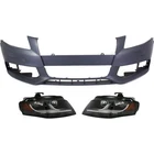 Headlight Kit For 2009-2012 Audi A4 Quattro Driver And Passenger Side Halogen New. Price: $516.72.