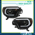 Headlights Headlamps Black Led Fit Left+right Pair For Toyota Tacoma 2012-2015 New. Price: $187.49.