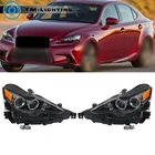 Pair Led Black For 2014-2016 Lexus IS250 IS350 Headlights W/halogen Turn Signal New. Price: $288.87.