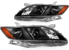 Headlights Assembly Pair For 2007-09 Toyota Camry Set Headlamp Black Housing New. Price: $85.99.