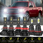 For Gmc Sierra 1500 2500 3500 Hd 2007-2020 Led Headlight Fog Bulbs Combo New. Price: $35.99.