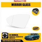 Mirror Glass Replacement Heated W/backing Side Lh For Volkswagen Jetta 2019-2021 New. Price: $126.82.