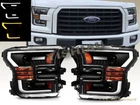 Alpharex Series Black Projector Headlights 2015-2017 Ford F-150 Xlt New. Price: $518.99.