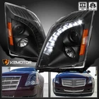Black Fits 2008-2014 Cadillac Cts Led Strip Projector Headlights Lamps L+r 08-14 New. Price: $238.38.