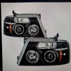 Spyder Auto Halo Projector Headlights-black/clear, 04-08 Ford F-150; 5010209 New. Price: $189.99.