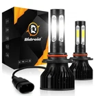 Pair 4-SIDES 9006 HB4 2400W 360000LM Led Headlights Kit Hi/low Power Bulbs 6000K New. Price: $17.99.