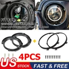 4X Round 7" Headllamp Bezel Mount Ring Brackets For 2007-2018 Jeep Wrangler Jk New. Price: $32.29.