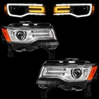 Pair Xenon Hid Headlights W/ Led Drl For Jeep Grand Cherokee Trailhawk 2017 2018 New. Price: $465.99.