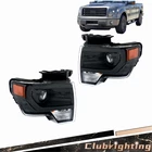 Ford F-150 2013 2014 Projector Headlight Assy Hid Black Trim Right&left Side New. Price: $422.17.
