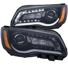 Clear Lens Projector Headlight Set For 2011-2014 Chrysler 300 Black New. Price: $830.95.