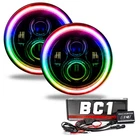 Oracle 7IN High Powered Led Headlights Colorshift - Black Bezel BC2 Controller New. Price: $587.99.