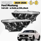 Full Led Headlight Black W/bulb W/drl 2024-2026 Ford Mustang Left+right Pair New. Price: $518.99.