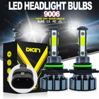 Pair 4-SIDES 9006 HB4 2400W 360000LM Led Headlights Kit Hi/low Power Bulbs 6000K New. Price: $13.48.