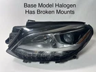 2016 2017 2018 Mercedes Gle Halogen Headlight Assembly Left Driver Oem Used. Price: $139.00.