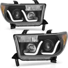 Led Drl Headlights Assembly Compatible With 2007-2013 Toyota Tundra / 2008-2017 New. Price: $309.99.