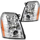 Hid Bulb Headlight Assembly W/projecctor For 2009-2014 Cadillac Escalade Esv Ext New. Price: $218.49.