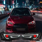 Vland Black Led Headlights For Mitsubishi Lancer Evo X 2008-2017 Red Demon Eyes New. Price: $364.49.