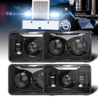Mibahe Dot Approved 4X6 Inch Led Headlights 120W High Low Beam Compatible W... New. Price: $249.68.