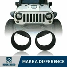 Hooke Road Abs Front Headlight Bezel Lamp Cover Trim For 07-15 Jeep Wrangler Jk New. Price: $14.79.