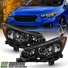 Black Headlight For 2017-2022 Subaru Impreza 18-23 Crosstrek Halogen Left+right New. Price: $169.99.