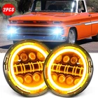 Dot 7" Round Hi-lo Beam Led Headlights Fit Chevrolet 1962-80 C10 Pickup Truck New. Price: $59.99.