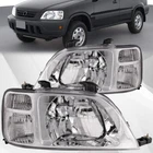 Fits 97-01 Honda Cr-v Crv Headlights Pair Set Halogen Chrome HO2502112 HO2503112 New. Price: $86.87.