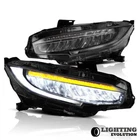 Led Headlights For 2016-2021 Honda Civic Start Blue Drl Vland Lh+rh Sequential New. Price: $280.24.
