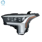 Headlight Assembly For Toyota Tundra 2022-2023 Left W/ Auto Leveling Led Black New. Price: $276.25.