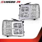 Fit For 07-13 Chevy Silverado Led Drl Chrome/clear Tube Headlights New. Price: $125.39.