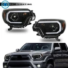 For 2012-2015 Toyota Tacoma Black Headlights Halogen W/ Led Drl Right&left Side New. Price: $186.13.