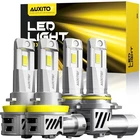 Auxito Combo 9005 H11 Led Headlights Kit Hi-low Beam Bulbs 6500K Super Bright 4X New. Price: $59.84.