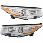 For 2014-2016 Toyota Highlander Headlight Pair Driver Passenger Side Chrome New. Price: $445.03.