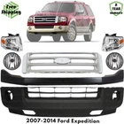 Front Bumper Cover Fascia & Headlight Assembly Kit 2007-2014 Ford Expedition New. Price: $500.05.