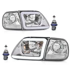 Led Drl Clear Lens Headlights Corner 1997 1998 1999 Ford F150 F250 Truck Lqi New. Price: $68.21.