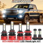 9005 H11 5202 Combo Led Headlight+fog Lights 6PCS Bulbs 6500K Bright New. Price: $48.99.