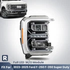 2023-2025 Ford F-250 F-350 Super Duty Led Headlight Assy /bulb Right Side New. Price: $359.00.