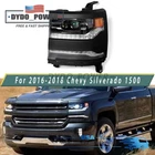 For 2016 -2018 Chevy Silverado 1500 Full Led Projector Headlights Driver Lh Side New. Price: $145.89.